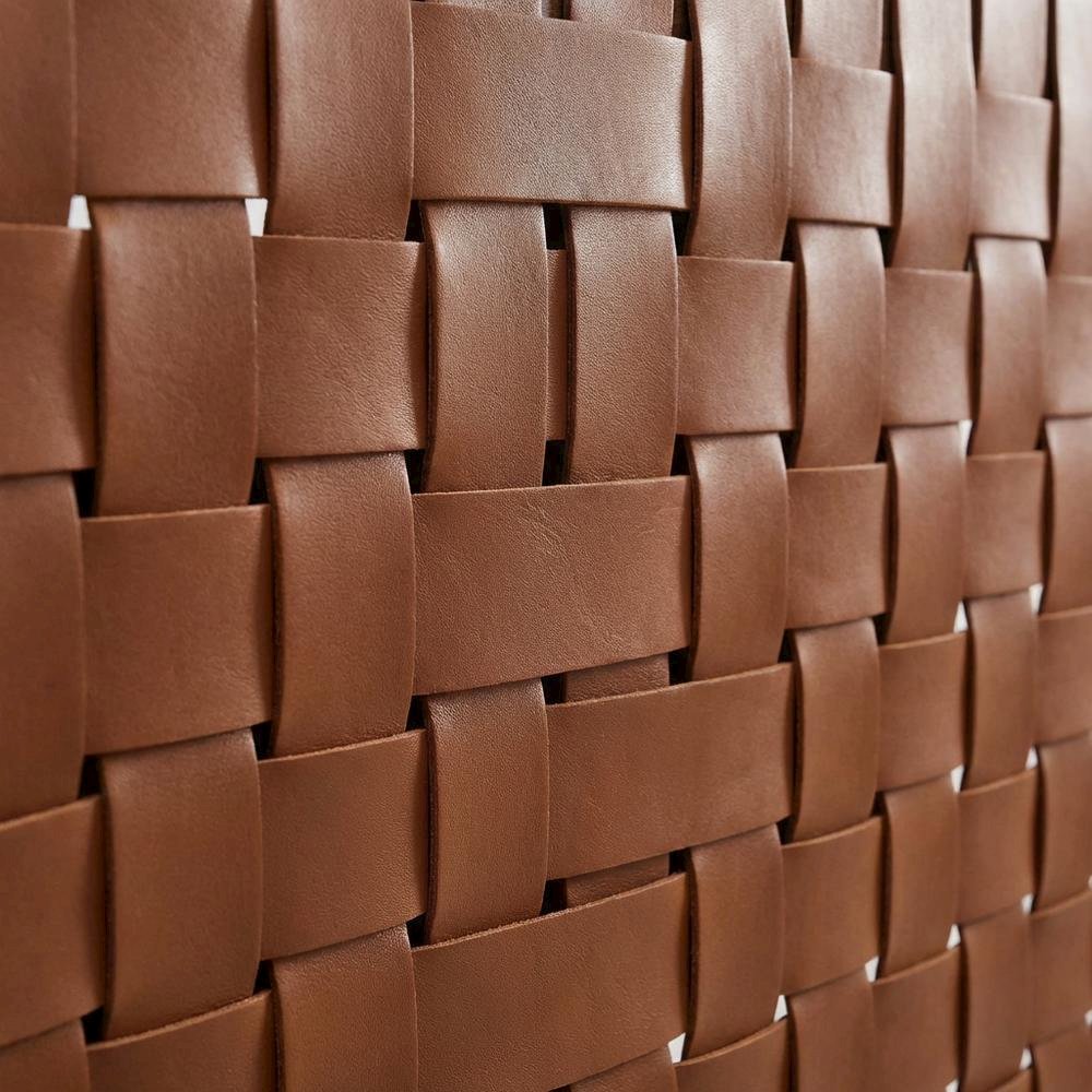 Vegan Leather Twin Headboard withDesign and Durable Frame