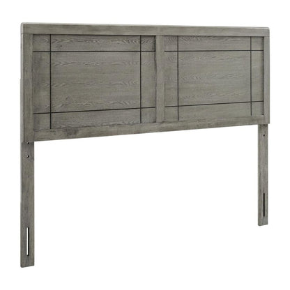 Wood Full Headboard with Classic Design for Comfortable Bedroom Upgrade