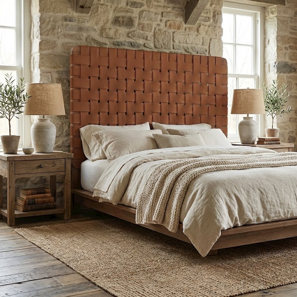 Vegan Leather Twin Headboard withDesign and Durable Frame