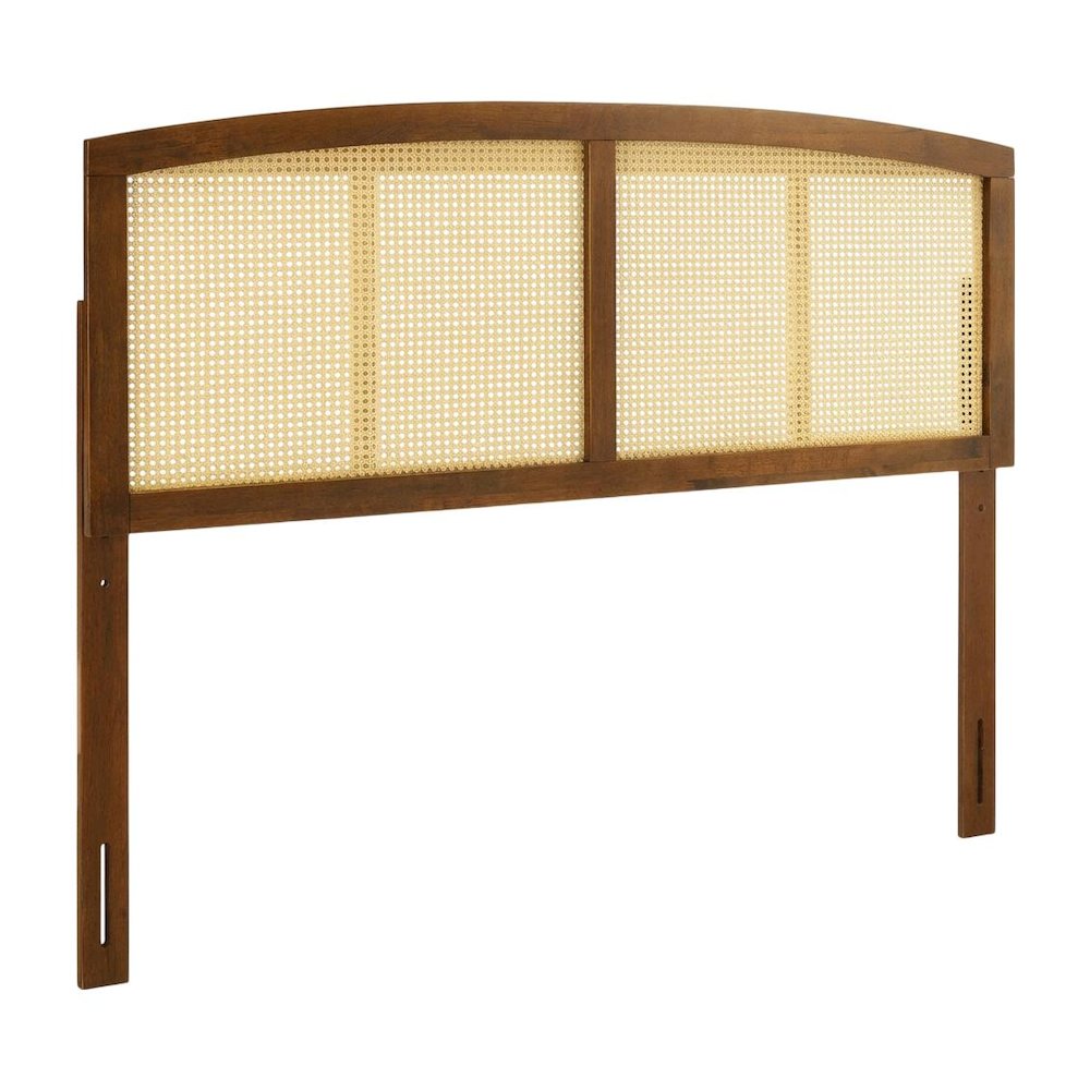 Cane King Headboard with Woven Texture and Durable Frame Design
