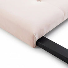 Diamond Tufted Velvet Full Headboard with Performance Fabric and Elegant Design