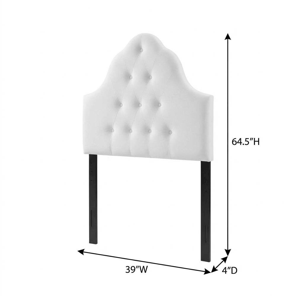 Diamond Tufted Velvet Twin Headboard with Elegant Upholstery and Durable Frame