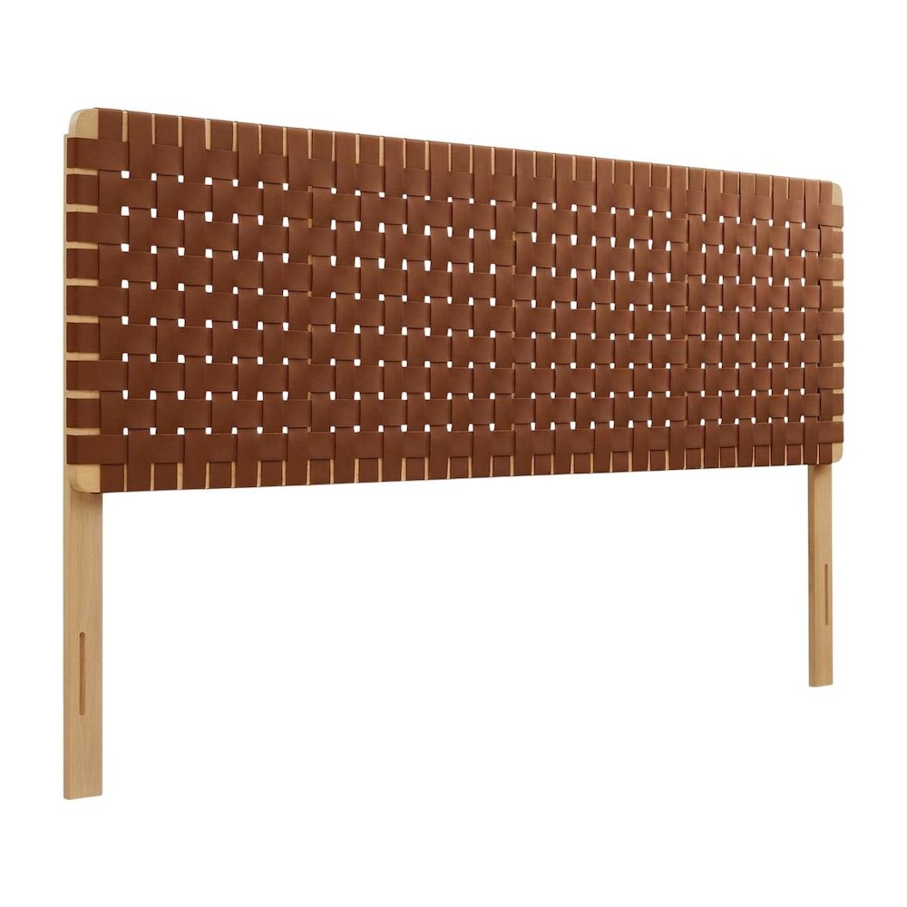 Vegan Leather King Headboard with Durable Frame and Stylish Design