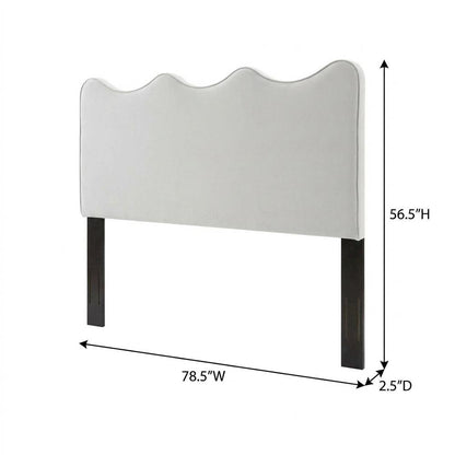 Performance Velvet King Headboard, Plush Upholstery, Sturdy Construction
