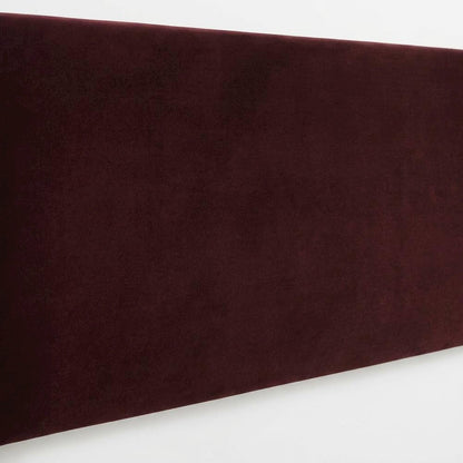 Performance Velvet Padded Headboard, Full Size Upholstered Bed Frame, Mulberry
