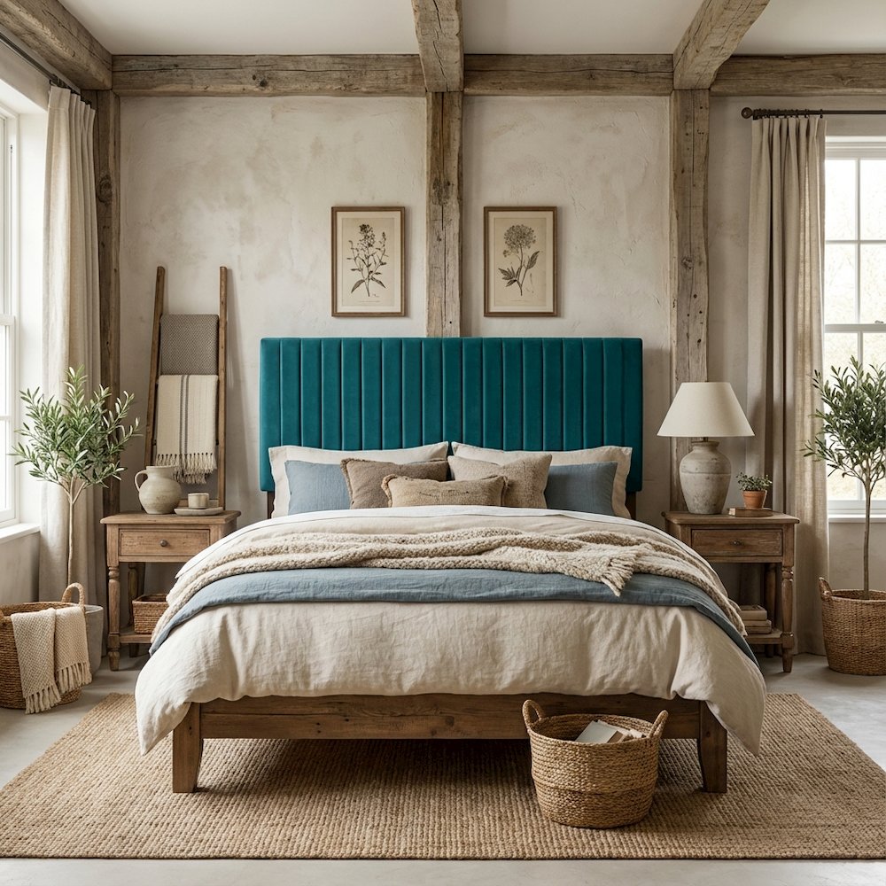 Velvet Full Queen Headboard with Soft Upholstery and Stylish Design