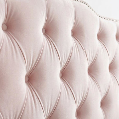 Tufted Velvet Full/Queen Headboard with Plush Upholstery and Sturdy Frame