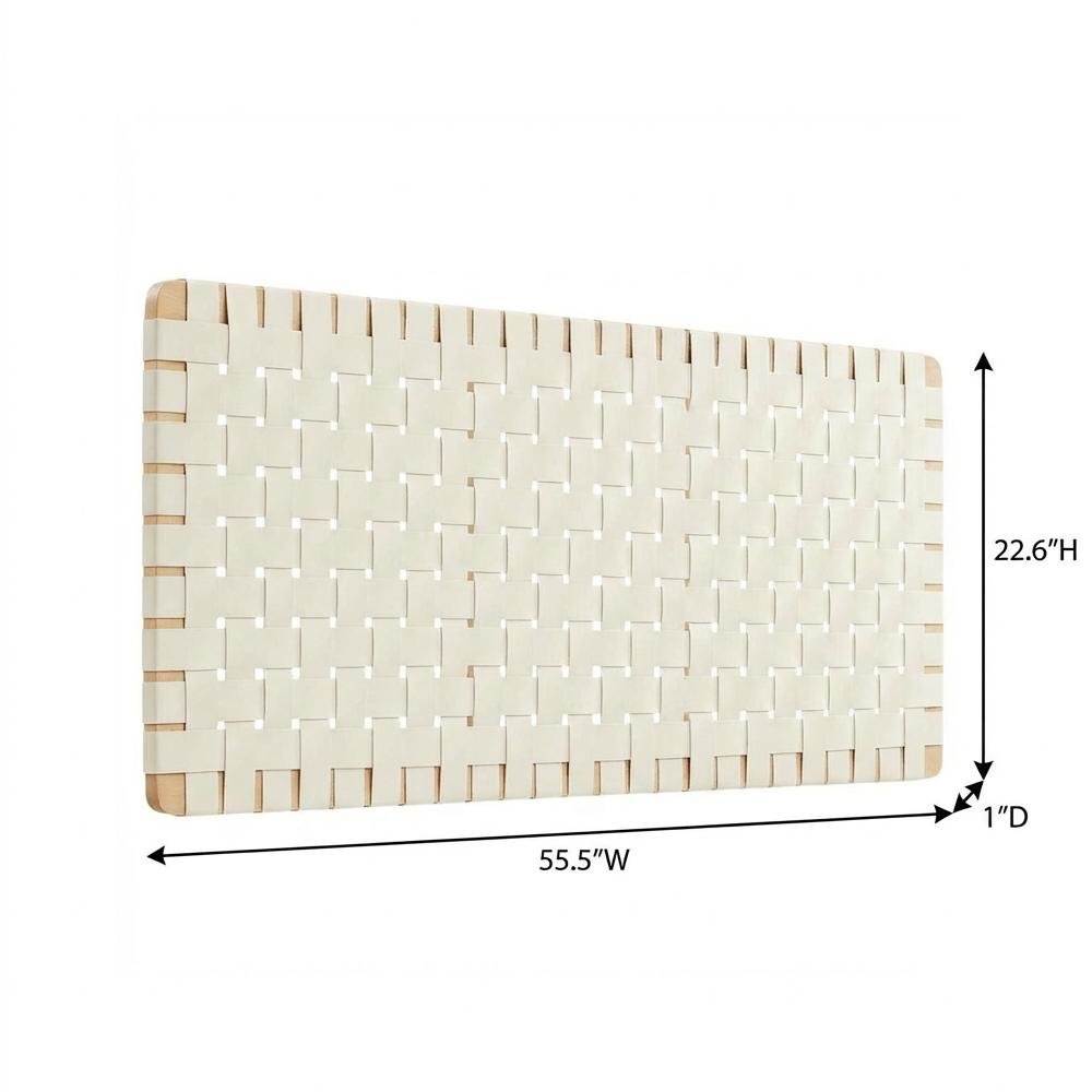 Vegan Leather Full Headboard with TexturedPattern and Durable Build