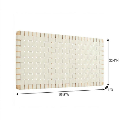 Vegan Leather Full Headboard with TexturedPattern and Durable Build