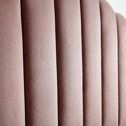 Pink Performance Velvet Headboard with Plush Upholstery and Elegant Design