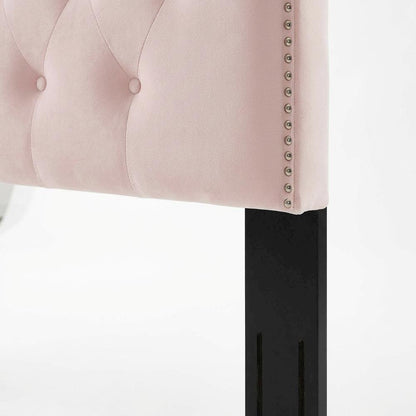 Tufted Velvet Full/Queen Headboard with Plush Upholstery and Sturdy Frame