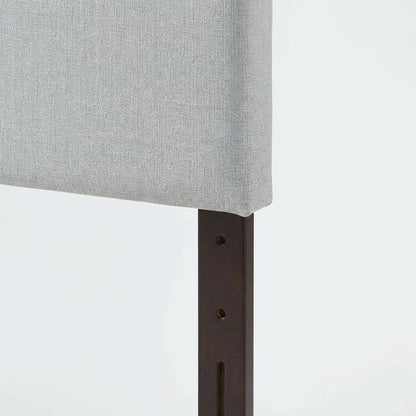 Upholstered Fabric King Headboard with Padded Design and Sturdy Construction