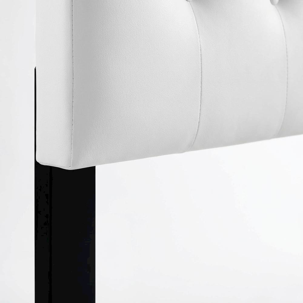 Upholstered Vinyl Full Headboard with Stylish Design and Durable Build