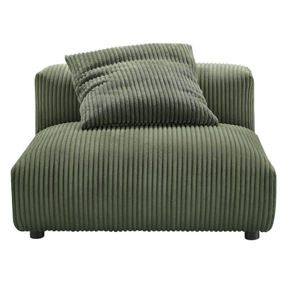 Solace 2-Piece Modular Corduroy Upholstered Sofa