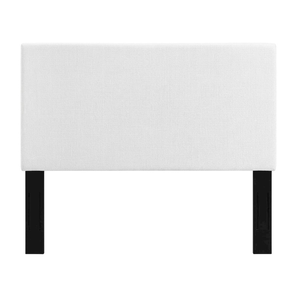 Upholstered Linen Fabric King and California King Headboard with Padded Design