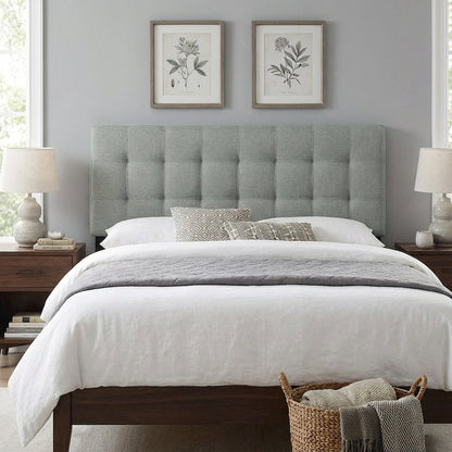 Upholstered Fabric Full Headboard with Padded Design and Elegant Finish