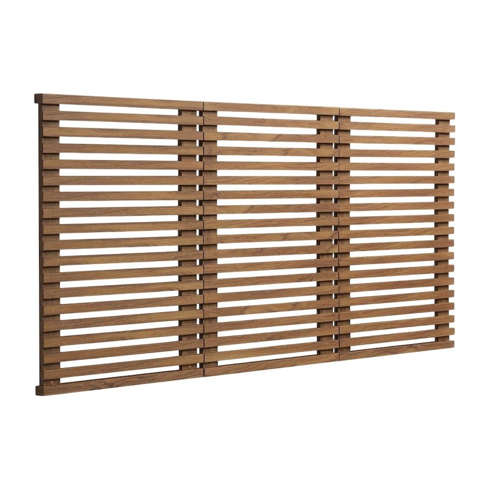 Wall Mount Queen Headboard Set with 3 Pieces and Modern Minimalist Design
