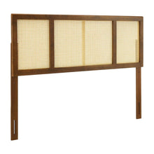 Cane Full Headboard Nature-Inspired Finish Lightweight Single Panel Design