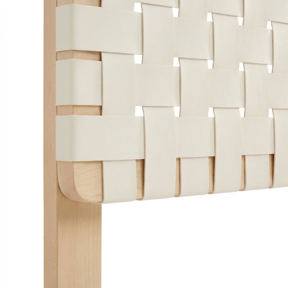 Vegan Leather King Headboard with Modern Texture and Durable Frame