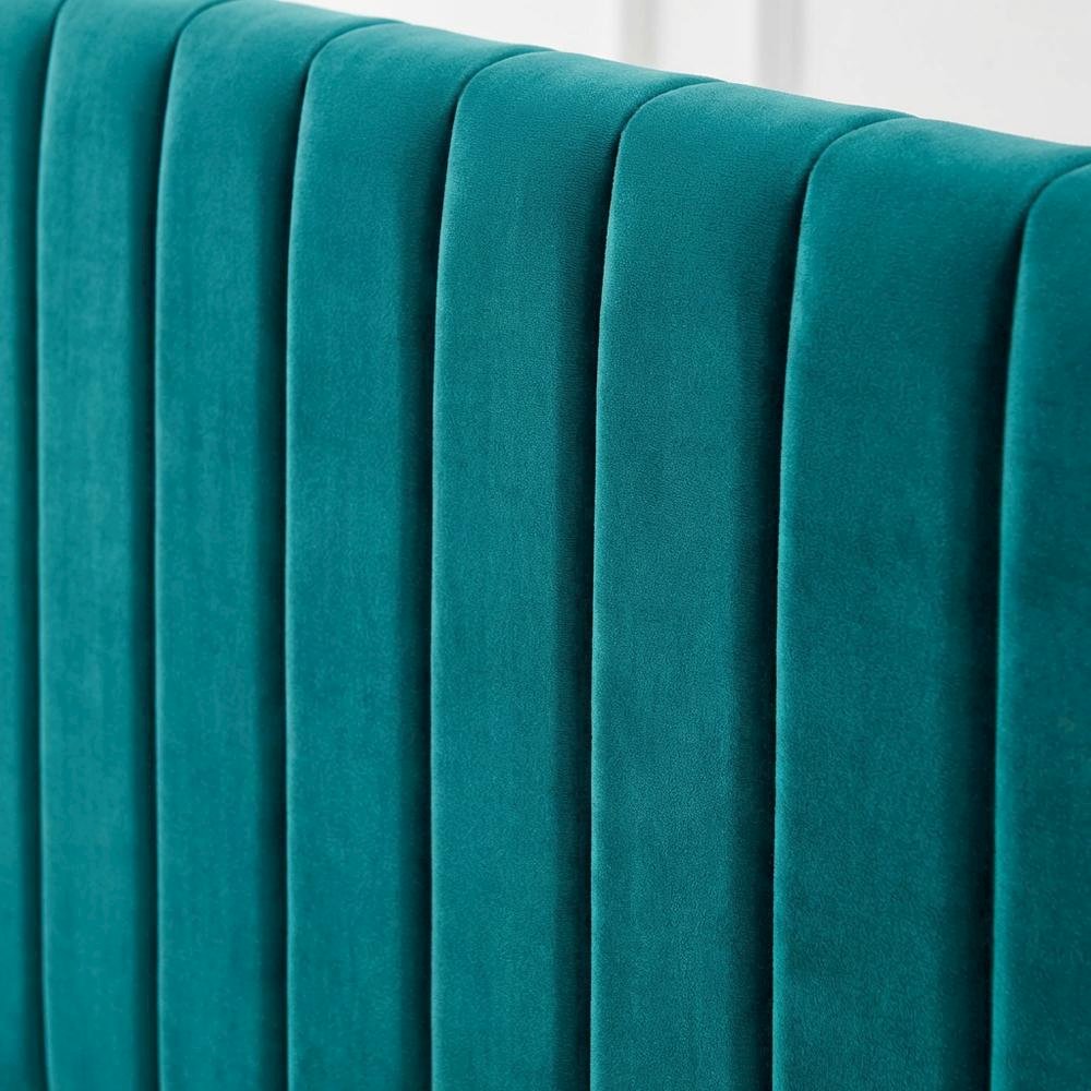 Velvet Full Queen Headboard with Soft Upholstery and Stylish Design