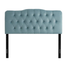 Diamond Tufted Queen Headboard with Soft Velvet Upholstery and Sturdy Frame