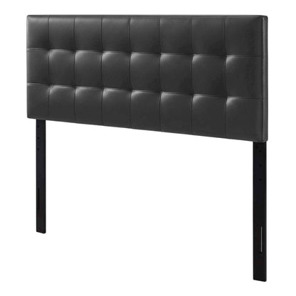 Upholstered Vinyl Full Headboard with Smooth Finish for Bedroom Comfort