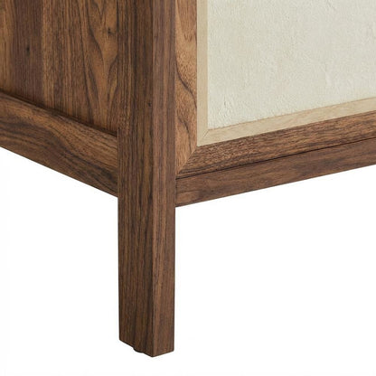 Wood Grain Office Desk with Spacious Surface and Modern Design