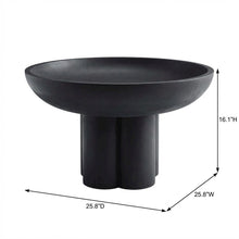 Concrete Coffee Table in Neutral Finish with Sturdy Build and Modern Design