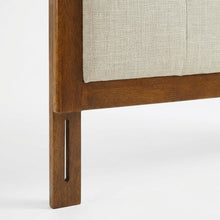 Tufted Fabric King Headboard with Wooden Frame and Elegant Design
