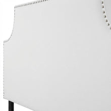 Upholstered Vinyl Full Headboard with Smooth Finish and Durable Design