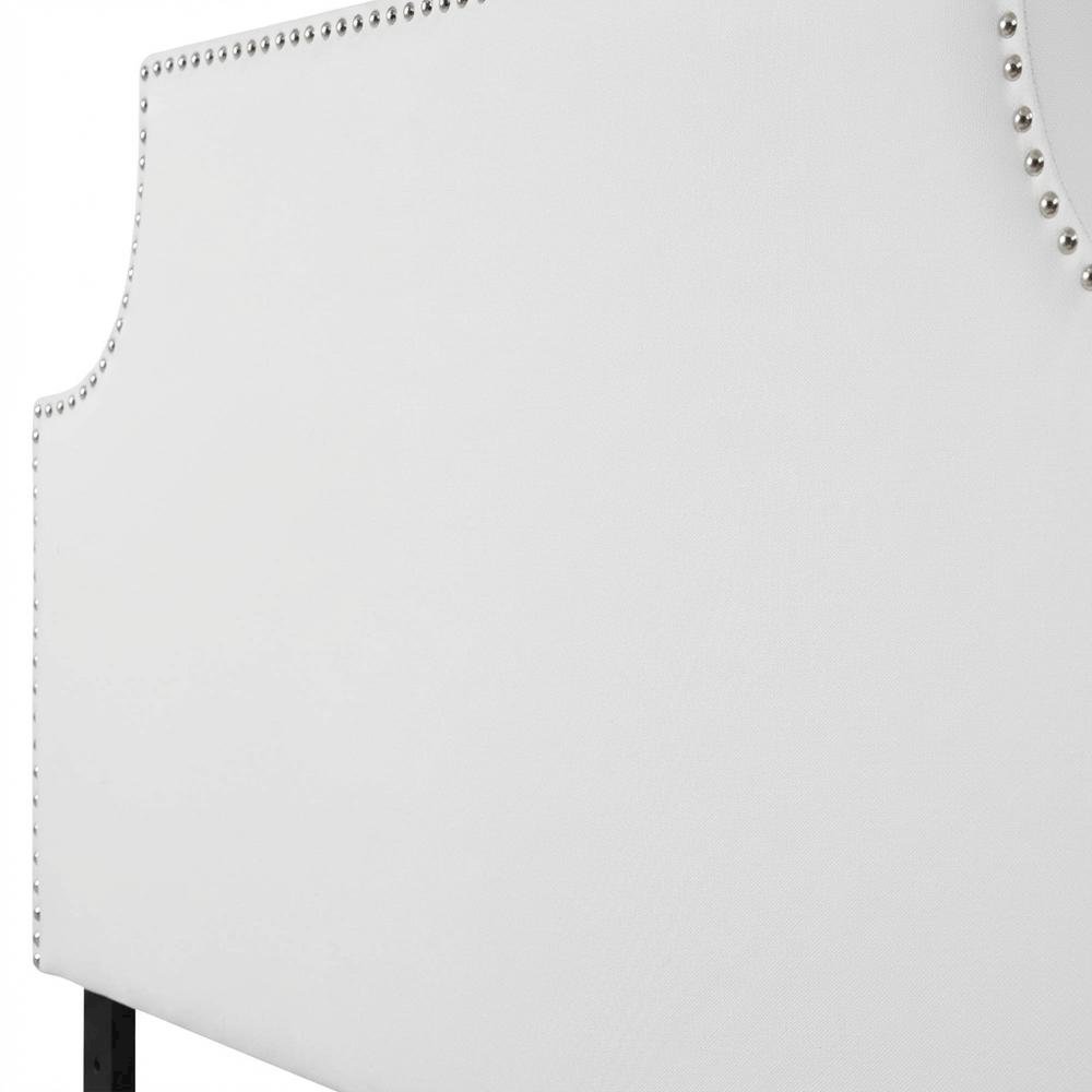Upholstered Vinyl Full Headboard with Smooth Finish and Durable Design