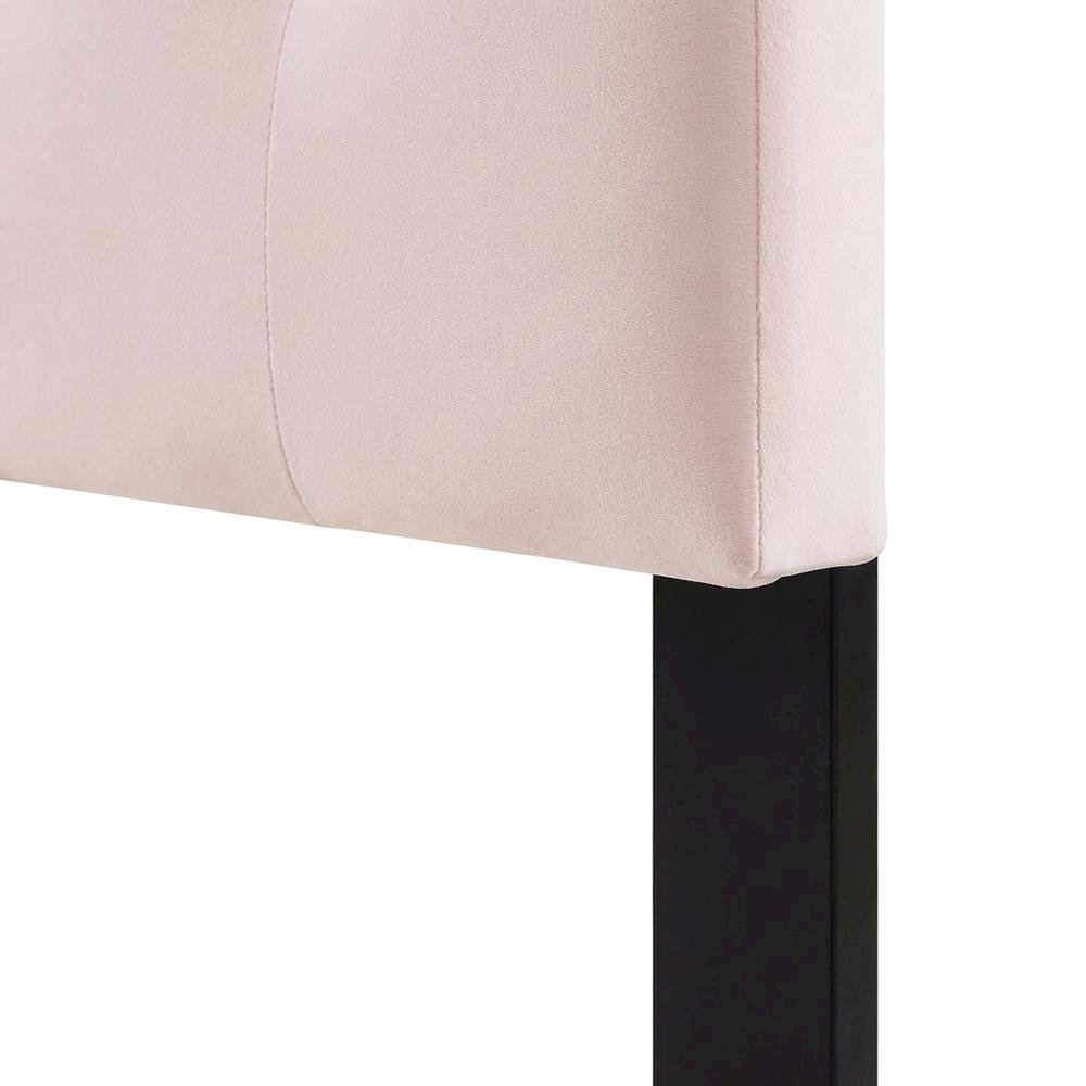 Biscuit Tufted Twin Headboard in Performance Velvet with Padded Design