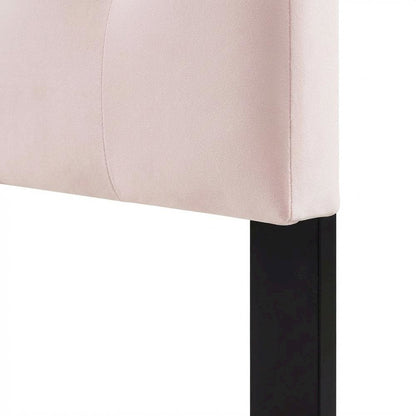Biscuit Tufted Twin Headboard in Performance Velvet with Padded Design