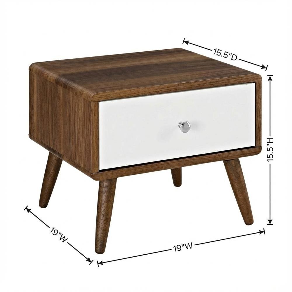 Nightstand in Modern Design, Sleek Finish, Sturdy Construction, Versatile Style
