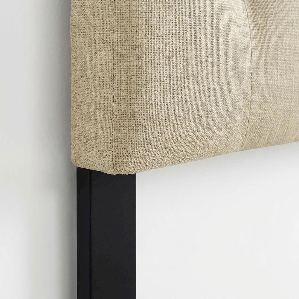 Upholstered Full Headboard, Soft Fabric, Durable Frame for Comfortable Support