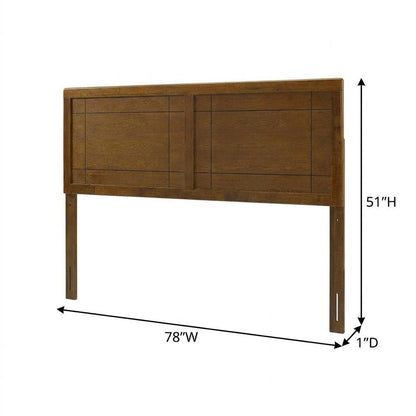 King Wood Headboard with Durable Construction and Timeless Design