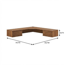 L-Shaped Wall Mount Corner Office Desk In Modern Style For Workspace Efficiency