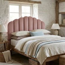 Pink Performance Velvet Headboard with Plush Upholstery and Elegant Design