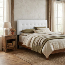 Upholstered Vinyl Full Headboard with Stylish Design and Durable Build