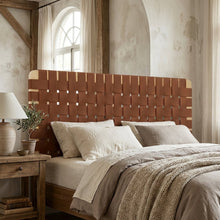 Vegan Leather Twin Headboard Wall-Mount withTexture and Durable Finish