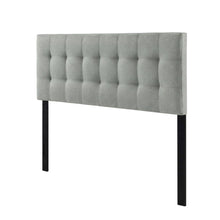 Upholstered Fabric Queen Headboard with Padded Design for Bedroom Comfort