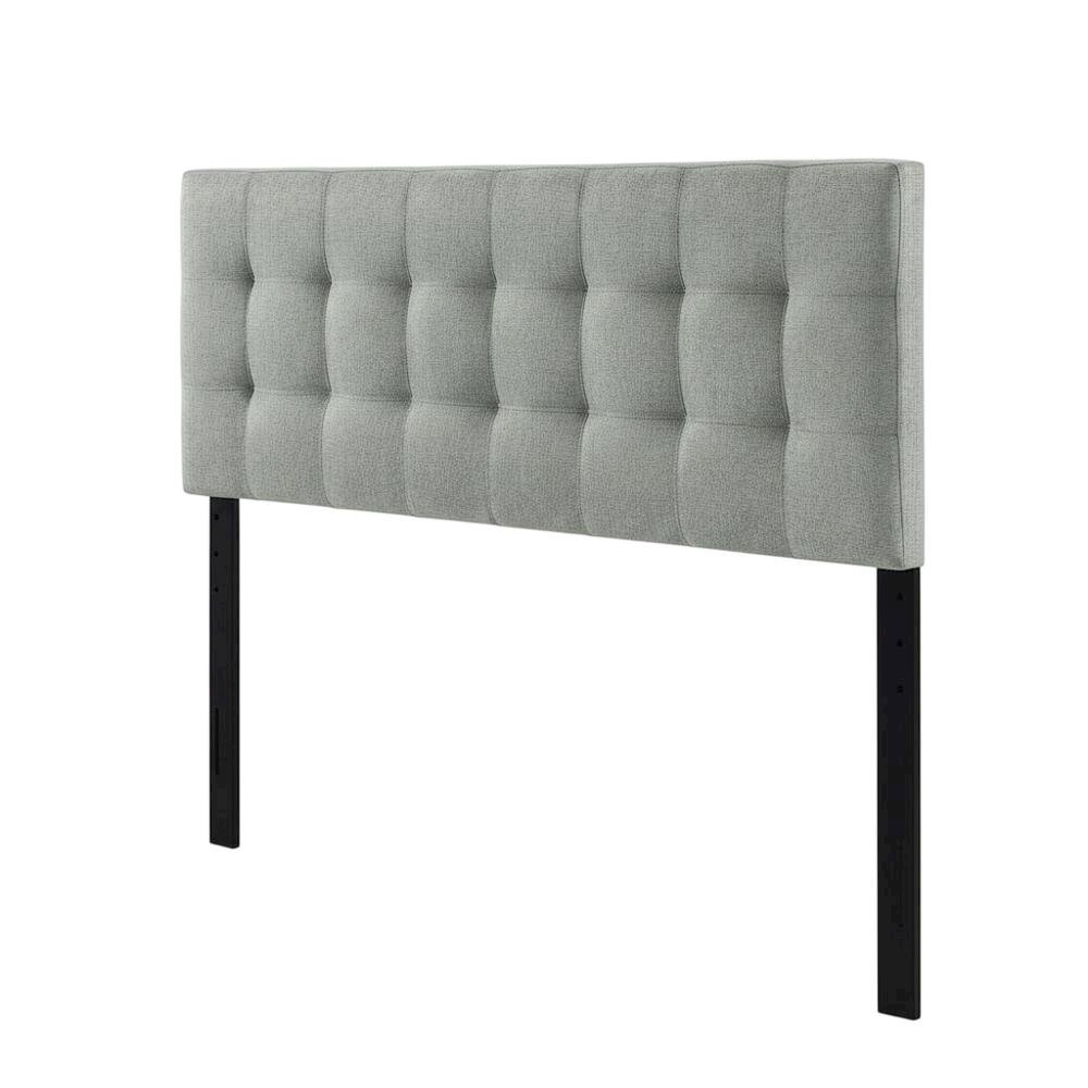 Upholstered Fabric Queen Headboard with Padded Design for Bedroom Comfort