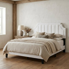 Channel Tufted Performance Velvet King/California King Headboard, Plush Padding