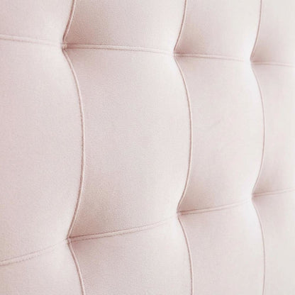 Biscuit Tufted Queen Headboard in Performance Velvet with Plush Design