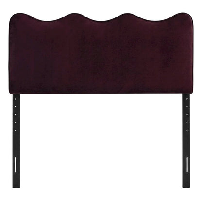 Velvet King Size Headboard Only, King Headboard, Mulberry