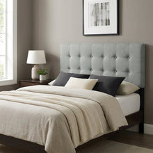 Upholstered Fabric King Headboard with Elegant Design and Sturdy Frame