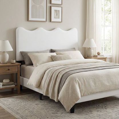Performance Velvet Full/Queen Headboard with Plush Upholstery and Sturdy Frame