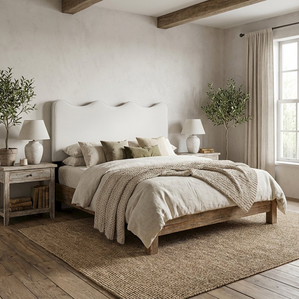 Performance Velvet Full/Queen Headboard with Plush Upholstery and Durable Frame