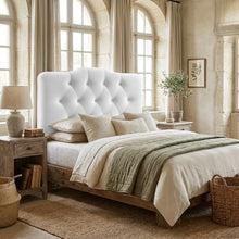 Diamond Tufted Twin Headboard in Velvet Performance Fabric with Stylish Design