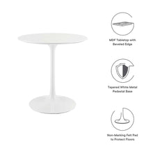 Lippa 28" Round Wood Dining Table